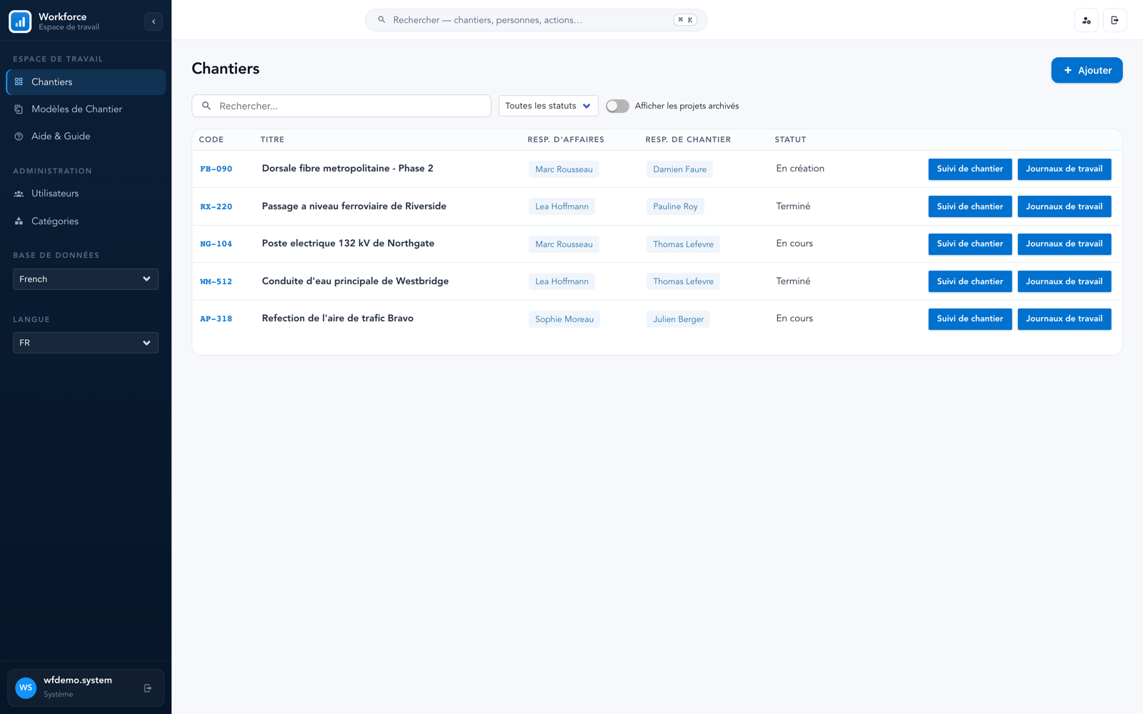 Smart Construction Management — Every project on one screen