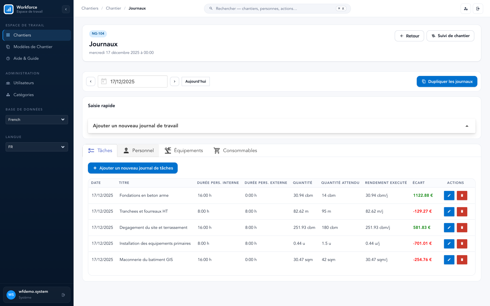 Smart Construction Management — Logging that takes minutes