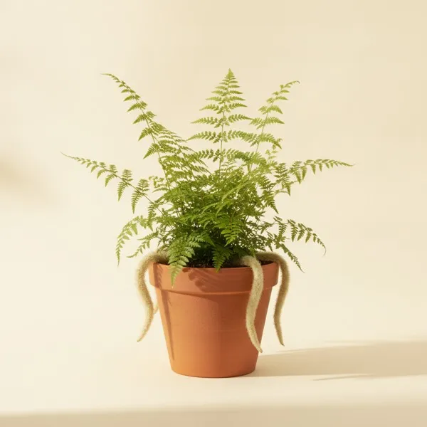 Hasenfußfarn (Davallia fejeensis)